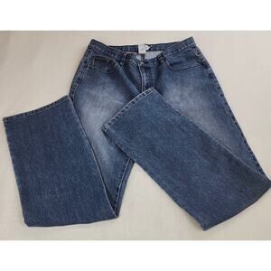 Calvin Klein Criss Cross Pocket Detail Straight Leg Jeans Size 10
